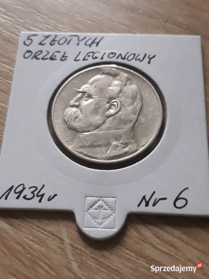 5 J Piłsudski 1934 r Orzeł Legionowy 6 Numizmatyka Konin sprzedam