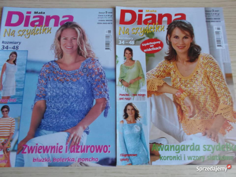 Mała Diana na szydełku robótki ręczne Czasopisma Czersk sprzedam