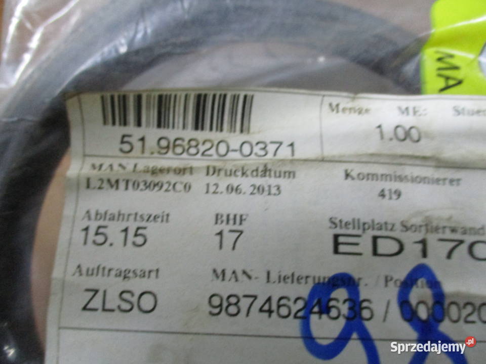 Pasek wielorowkowy Man 51968200371 Pozostałe Mogilno