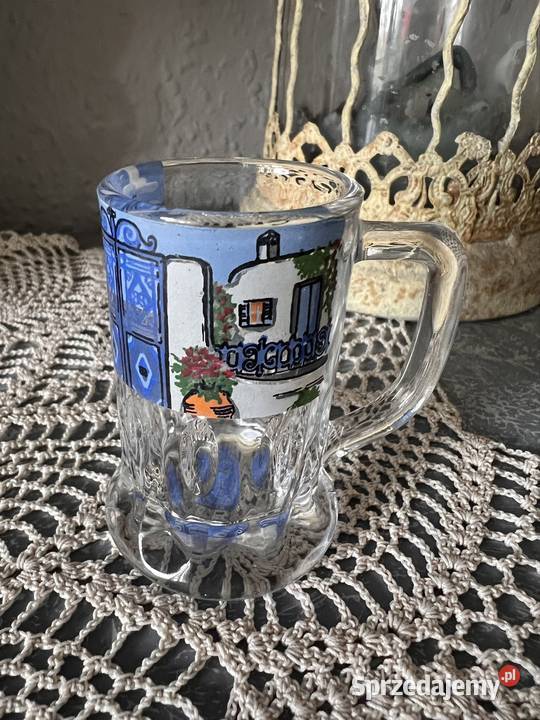 Mini szklany kolekcjonerski kufel Bytom