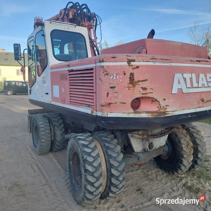 Koparka atlas 1604koparka kolowa Mieleszkowce Zalesiańskie