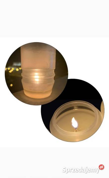 Wkłady do zniczy parafinowe znicze 30h L1 20 biały Suchy Las