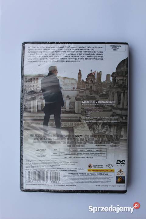 007 James Bond Skyfall DVD śląskie Bielsko-Biała