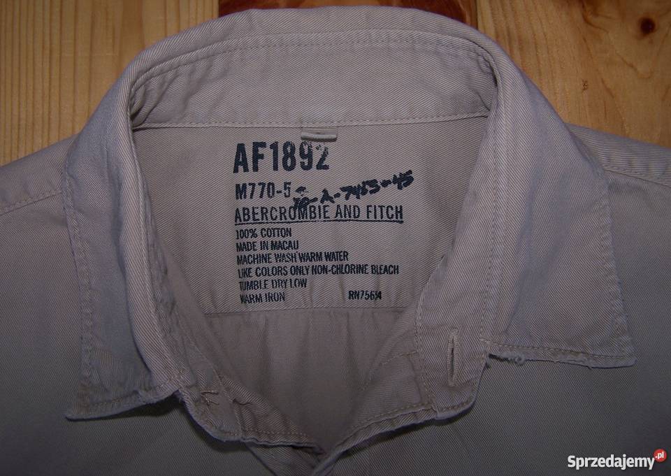 Koszula z długim rękawem Abercrombie Fitch z USA Rozmiar L Odzież codzienna Białystok