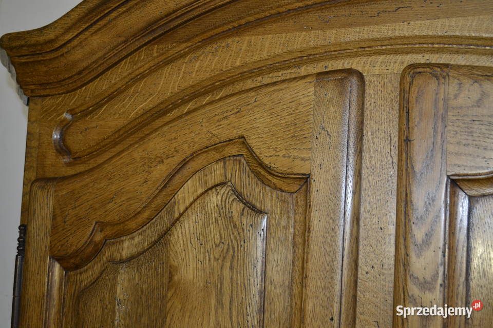 szafa stylowa lity dąb płytka Antyki śląskie Będzin