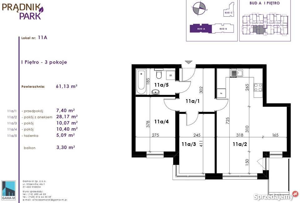 3 pokoje Reduta 34 Prądnik Czerwony Kraków sprzedam