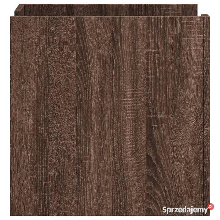 Szafka nocna brązowy dąb 45x50x50 materiał