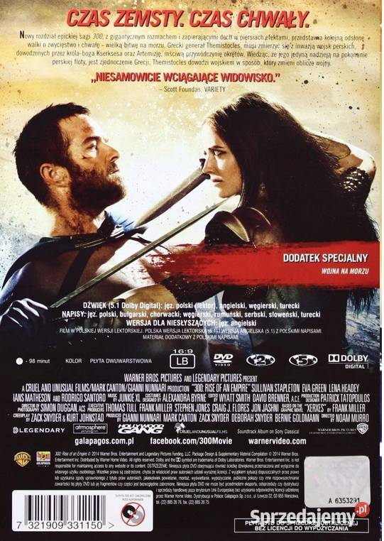 300 300 POCZĄTEK IMPERIUM 3 DVD wielkopolskie Kalisz