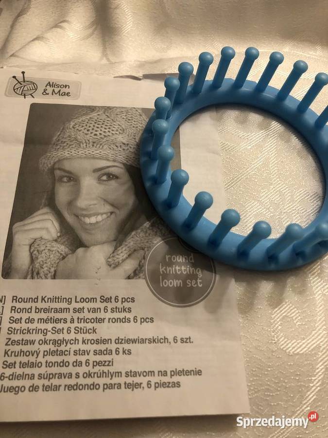 obręcz dziewiarska na golf komin czapkę 13 mazowieckie Zegrze