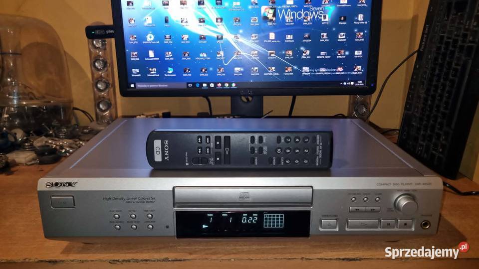 Odtwarzacz CD Sony CDPXE520 CDText pilot Top Warta