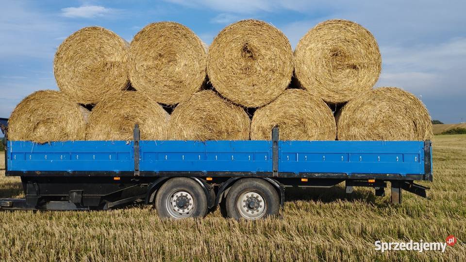 Przyczepa ciężarowa laweta do słomy siana baloty śląskie Częstochowa