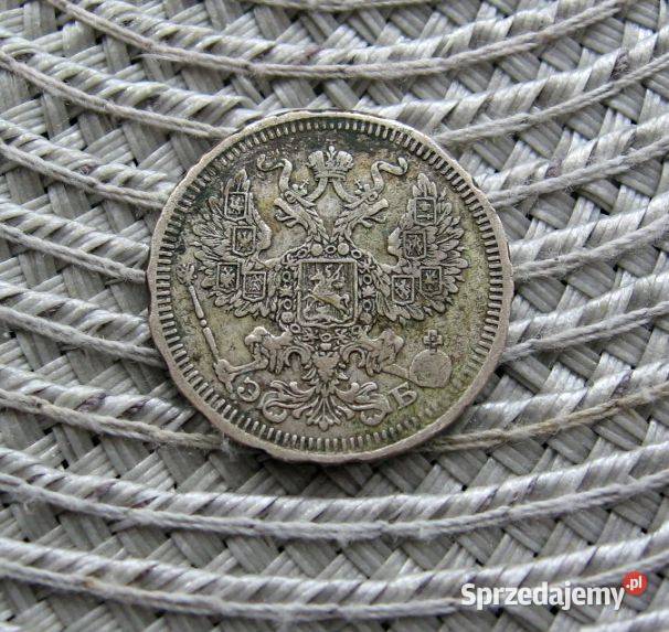 Rosja 20 Kopiejek 1908r SREBRO Kalisz sprzedam