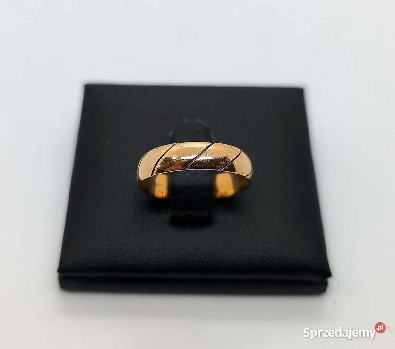 Złota obrączka próby 585 259g Rozmiar 13 złoto Elbląg