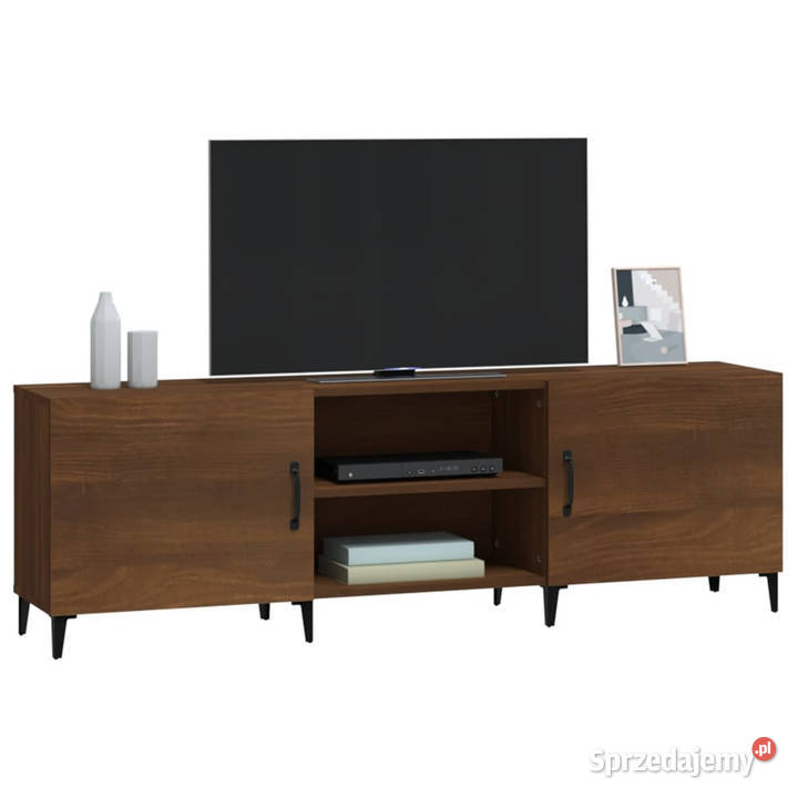 Szafka TV brązowy dąb 150x30x50 materiał Szafki Warszawa sprzedam
