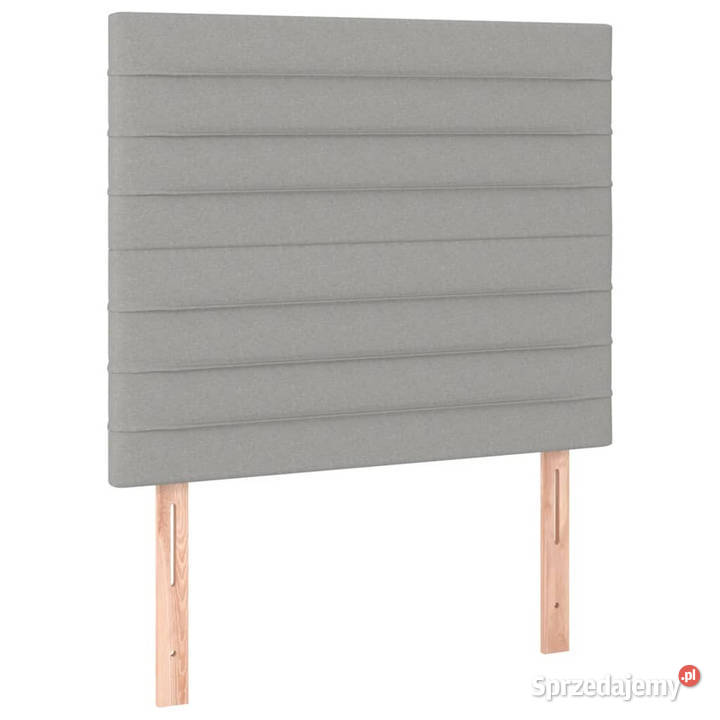 Zagłówek do łóżka z LED jasnoszary 80x5x118128 Ramy i stelaże Warszawa sprzedam