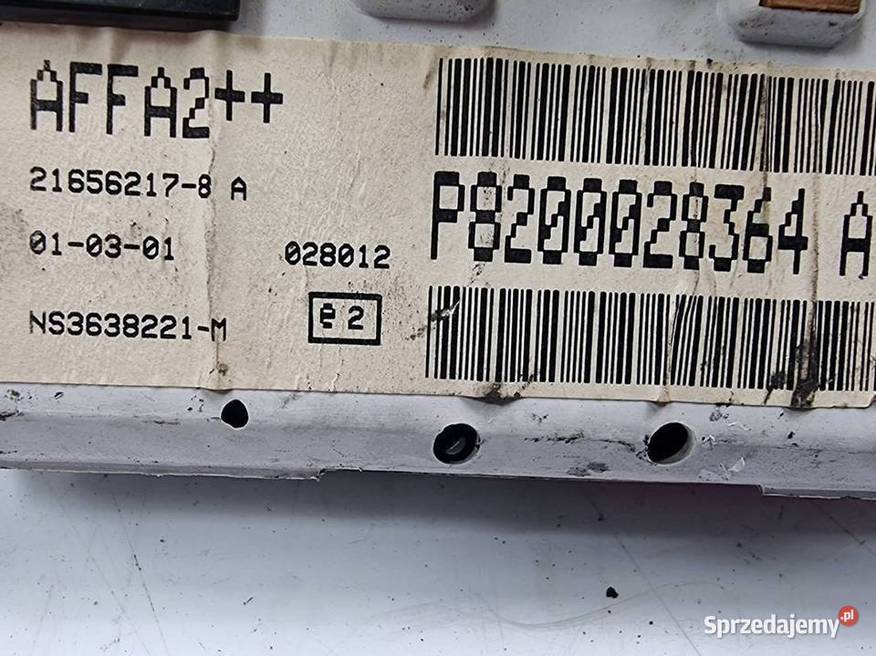 WYŚWIETLACZ PANEL RENAULT MEGANE I 8200028364 Lipno sprzedam