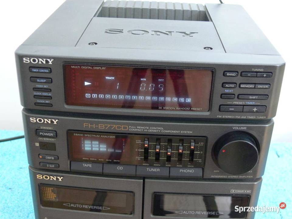 Wieża Sony HCDH77 Mocna WYSYŁKA 80 Jasło