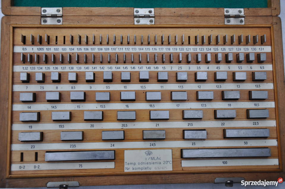 Płytki wzorcowe MLAc Klasa II FWP Katowice