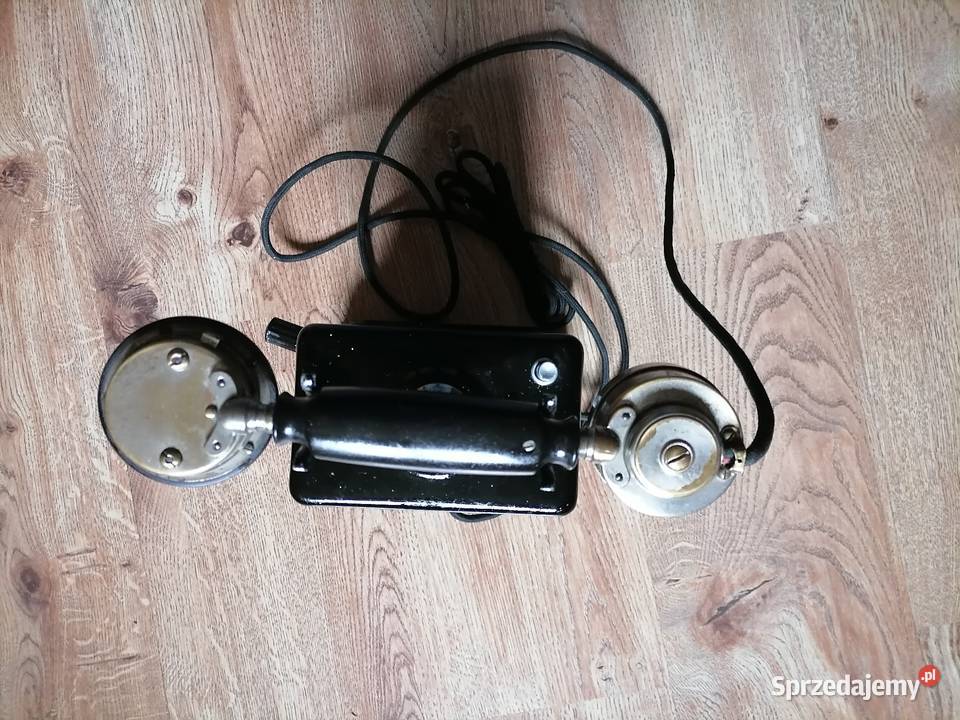 Stary telefon na korbke z lat 50 lat 30 tych małopolskie Kraków sprzedam