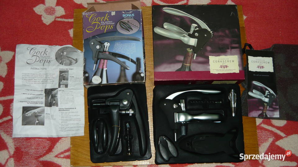 Zestaw do wina otwierania korkociąg