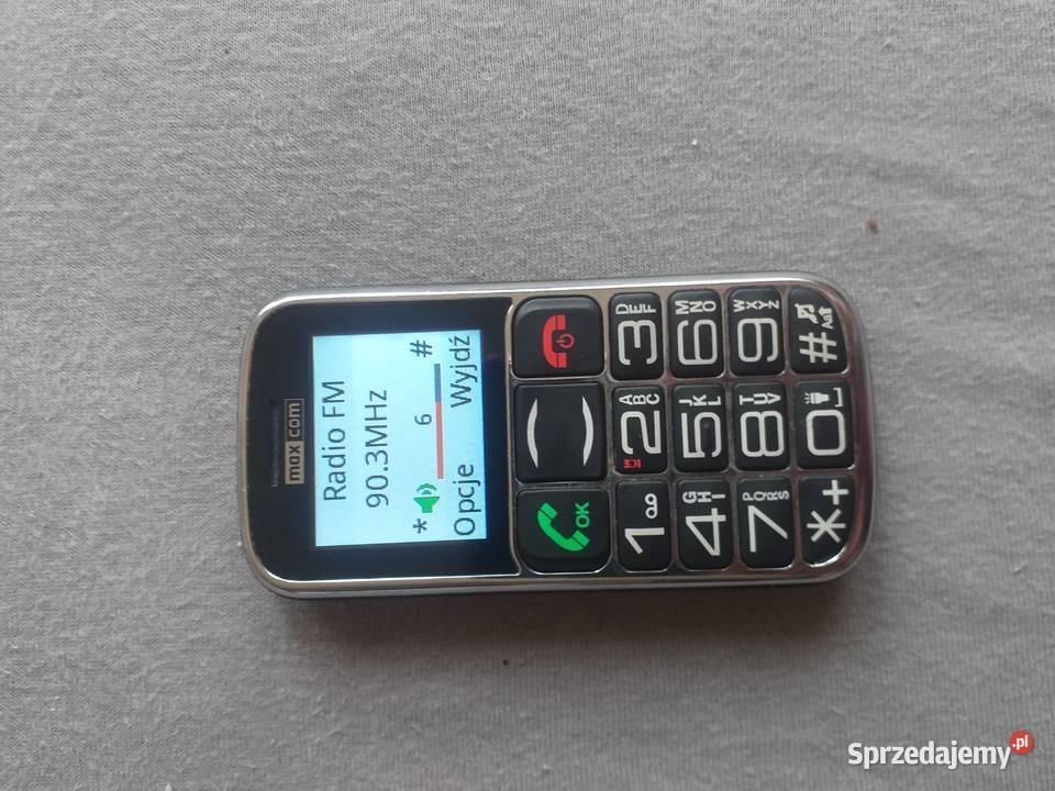 maxcom MM462BB telefon seniora com mm 462 bb sos Sandomierz sprzedam