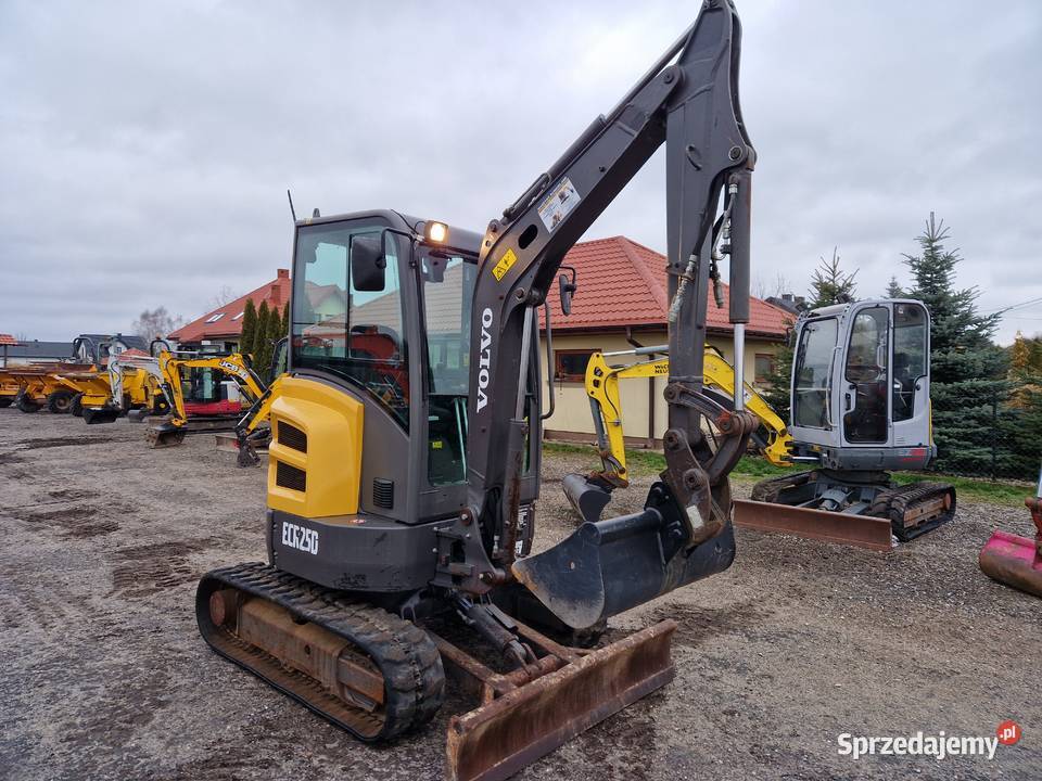 Minikoparka VOLVO ECR 25D 2019r przebieg 1900mtg Ryżki sprzedam