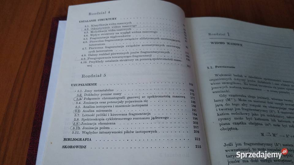 Spektrometria masowa w chemii organicznej R A W Gdańsk