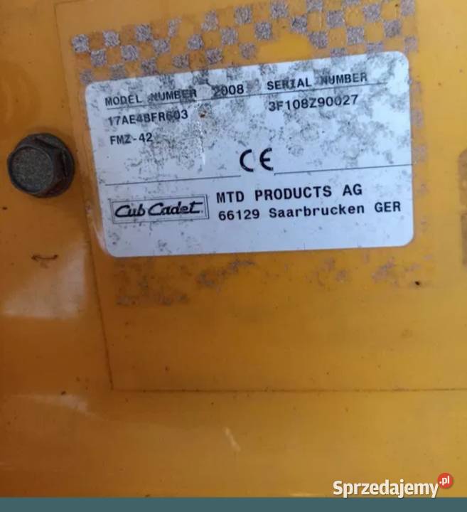 Kosiarka traktorek Cub Cadet zero tourn 17hp Rawa Mazowiecka sprzedam