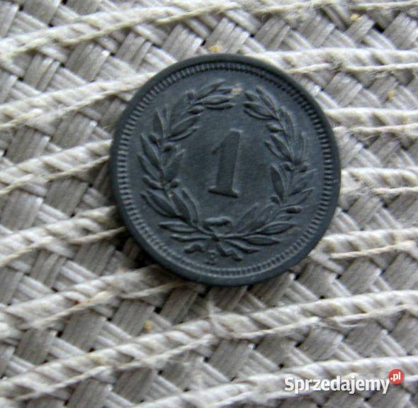 Szwajcaria 1 Rapen 1944r Cynk Kalisz