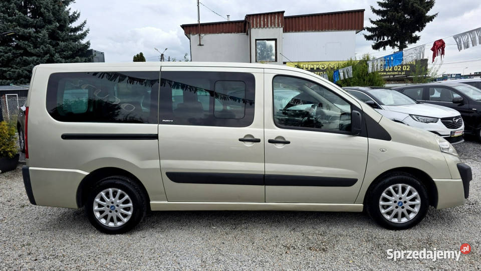 Fiat Scudo LONG 20HDI Nawiewy Panorama 8 Os HAK Rok produkcji 2007 Świdnica