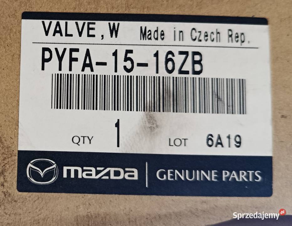 Termostat do mazdy PYFA1516ZB Rok produkcji 2022 Częstochowa