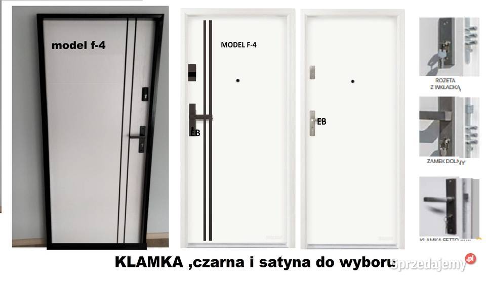 Drzwi zewnętrzne do mieszkania w bloku z Kutno sprzedam