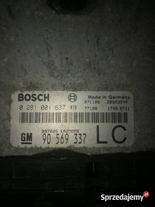 Sterownik silnika 22DTI Sintra 0281001637 BOSCH