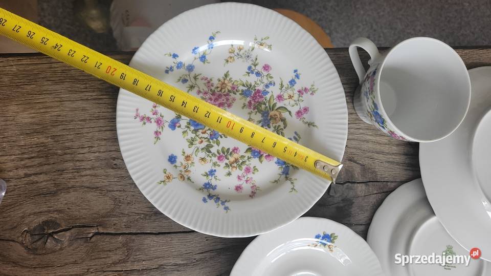 Zestaw 2 deserowy Porcelana i szkło Ciechanowiec