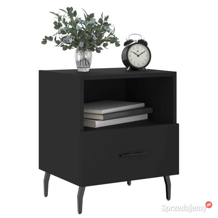 Szafki nocne 2 czarne 40x35x475 WM827471 mazowieckie Warszawa