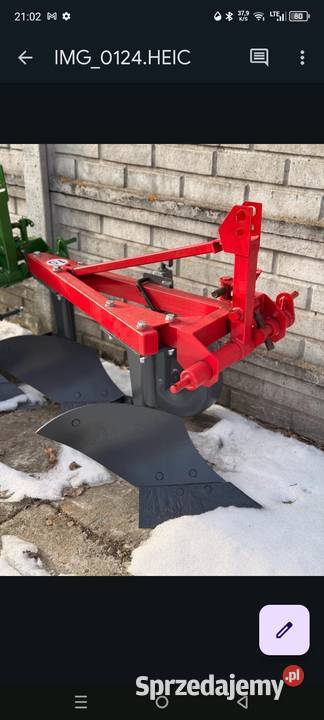 Pług dwuskibowy do mini traktorków Olsztyn