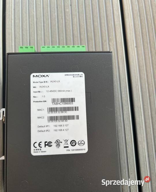 Moxa IA240LX Wbudowany komputer przemysłowy PC Warszawa