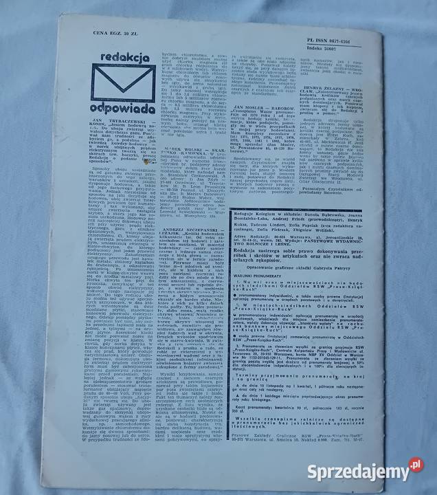 Hodowca Drobnego Inwentarza 11 1983 r wielkopolskie Koźminek