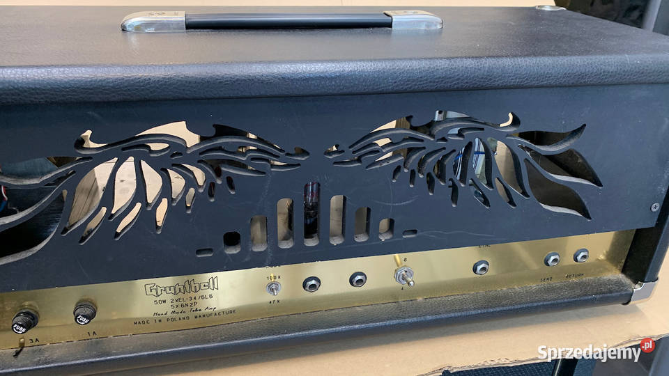 GRUNTHELL 50W Unikatowy lampowy wzmacniacz mazowieckie Warszawa
