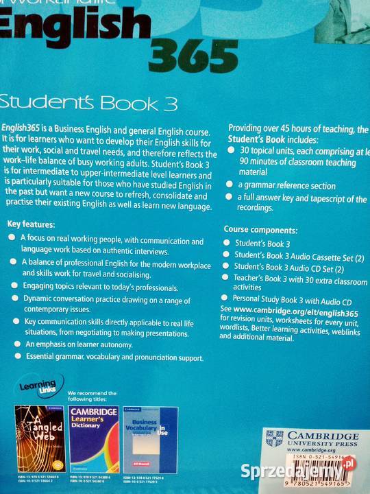 English 365 student book podręcznik angielski Warszawa