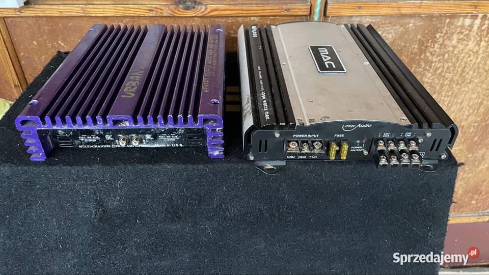 2 x wzmacniacz MacAudio i Urban Skarżysko-Kamienna sprzedam