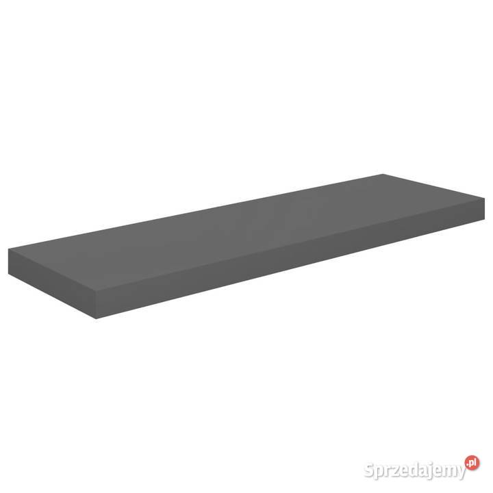 Półki ścienne 4 wysoki połysk szare 80x235x38 Półki Warszawa sprzedam