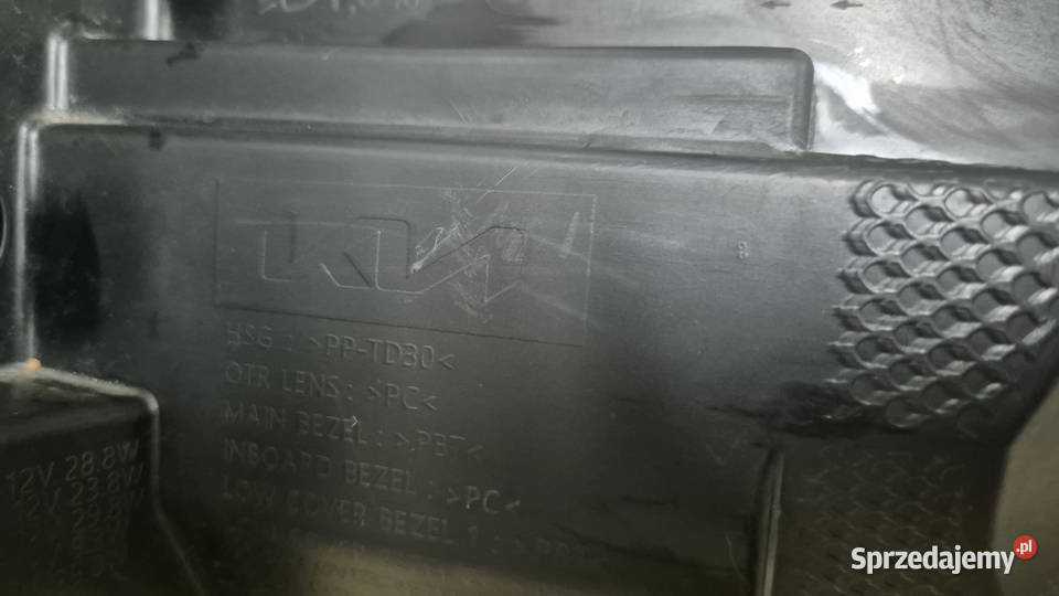 Kia Niro komplet lamp oryginalnych przednich Led osobowe Lampy przednie