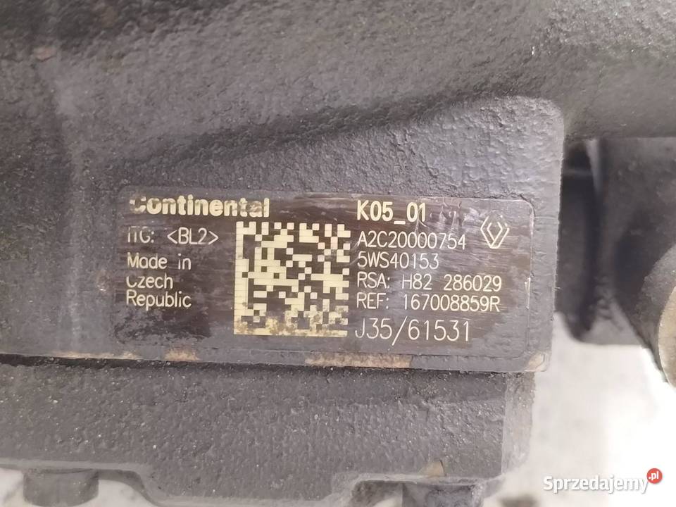 POMPA WTRYSKOWA 82286029 167008859R 15 DCI