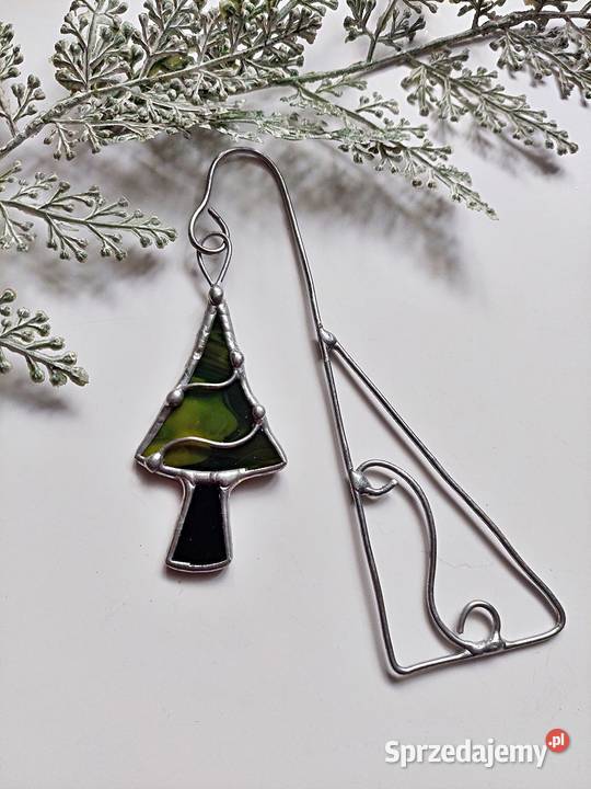 zakładka do książki zapach lasu zieleń witraż Piekary Śląskie