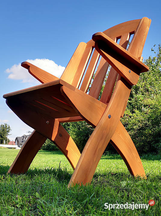 Komplet meble ogrodowe drewniane tarasowe Typ X Kalety sprzedam