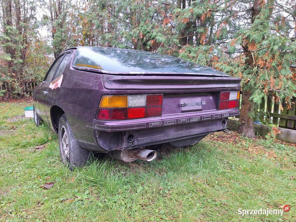 Porsche 924 z krzaków Nowe Miasto Lubawskie
