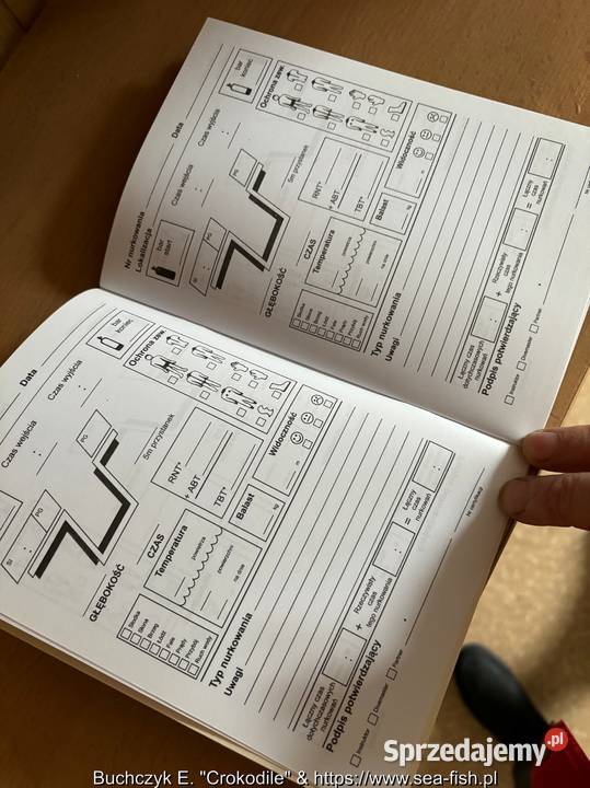 Log Book książka nurkowa w j polskim bez loga Bytom