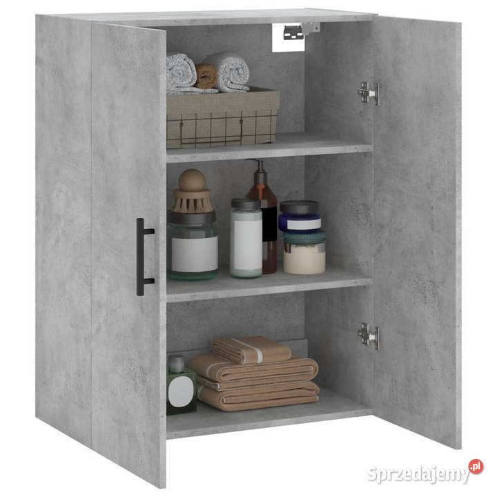 Szafka wisząca szarość betonu 695x34x90 WM828448 Warszawa sprzedam