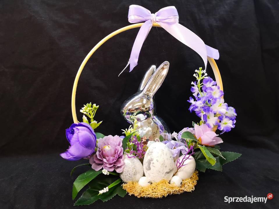 Stroik wielkanocny stojący na kole Wielkanoc Kielce